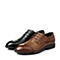 BELLE/百丽夏季棕色牛皮商务正装男单鞋Y2065BM6