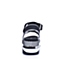 BELLE/百丽夏季专柜同款黑/白织物运动风厚底女凉鞋BKF34BL6