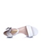 BELLE/百丽夏专柜同款白牛皮革优雅女凉鞋3N1B7BL6