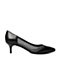 BELLE/百丽春季专柜同款黑色胎皮牛皮浅口女单鞋3W4D7AQ6