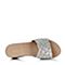 BELLE/百丽夏季专柜同款银色成型帮面女凉鞋3E3C7BT6