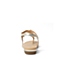 BELLE/百丽夏季专柜同款金色羊皮女凉鞋3DSF6BL6