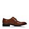 BELLE/百丽秋季专柜同款棕色牛皮商务正装系带男皮鞋4LT01CM6