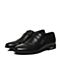 BELLE/百丽秋季专柜同款黑色牛皮革男皮鞋4MB01CM6
