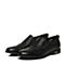 BELLE/百丽秋季专柜同款黑色牛皮革男皮鞋4MB02CM6