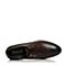 BELLE/百丽秋季专柜同款棕色牛皮革男皮鞋4MG01CM6