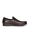 BELLE/百丽冬季专柜同款棕色牛皮革男休闲鞋（绒里）4NV01DM6