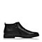 BELLE/百丽冬季专柜同款黑色牛皮革男休闲靴4PM02DD6