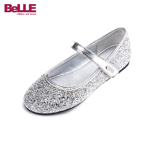 百丽（belle）16年秋冬季新款时尚女童时尚简约亮色时装鞋单鞋DE0194