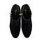 BELLE/百丽冬专柜同款质感细腻绒面羊绒皮女短靴Q8R1DDD6