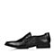 BELLE/百丽春季专柜同款黑质感牛皮男皮鞋3ZP01AM6