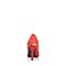 BELLE/百丽春季专柜同款红色优雅女人羊绒皮女单鞋3Z4E3AQ6