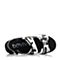 BELLE/百丽精品夏季专柜同款黑白牛皮女凉鞋MGWB8BL6