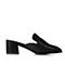 BELLE/百丽春专柜同款黑时尚英伦穆勒鞋油皮羊皮女皮凉鞋BNY31AH7