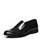BELLE/百丽春专柜同款黑色时尚正装牛皮男皮鞋4SP02AM7
