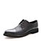 BELLE/百丽夏季黑色牛皮商务正装男皮鞋23601BM7