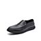 BELLE/百丽秋季专柜同款黑色牛皮套脚男休闲鞋4ZL02CM7