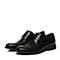 BELLE/百丽秋季专柜同款黑色牛皮男皮鞋4XS01CM7
