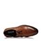 BELLE/百丽秋季棕色专柜同款牛皮男皮鞋4ZH01CM7