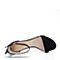 BELLE/百丽夏专柜同款黑色羊绒皮革女皮凉鞋BLWA5BL7