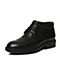 BELLE/百丽冬季专柜同款黑色牛皮男鞋（毛里）4PX01DD6