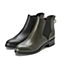 BELLE/百丽冬季专柜同款黑色牛皮/橡筋女短靴R7W1DDD7