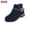 BELLE/17年冬季新款时尚切尔西靴风格搭配经典搭扣设计简约多色可选女童靴DE0451