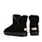 BELLE/百丽冬季专柜同款黑色牛剖层皮革女皮靴R6Q1DDD7