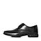 BELLE/百丽商场同款黑色牛皮革男皮鞋5PT01AM8