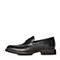 BELLE/百丽春季新品专柜同款黑色牛皮革男鞋5PG01AM8