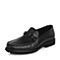 BELLE/百丽春季新品专柜同款黑色牛皮革男皮鞋5QS01AM8