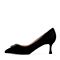 BELLE/百丽专柜同款黑色羊绒皮女单鞋S3P1DAQ8
