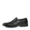 BELLE/百丽夏商场同款黑色牛皮男商务休闲鞋5RH02BM8
