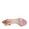 BELLE/百丽专柜同款粉色羊绒皮革女凉鞋BPFB6BL8