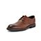 BELLE/百丽商场同款浅咖打蜡小牛皮革商务正装男皮鞋B5802CM8