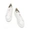 BELLE/百丽专柜同款白色牛皮革/人造革女休闲鞋BYDA2CM8