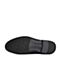 BELLE/百丽商场同款黑色牛皮革男系带正装皮鞋5TF01CM8