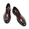 BELLE/百丽商场同款棕色牛皮革商务正装男皮鞋5UT01CM8