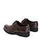 BELLE/百丽商场同款棕色牛皮革商务正装男皮鞋5UT01CM8