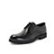 BELLE/百丽商场同款黑色牛皮革商务正装男皮鞋婚鞋5UT01CM8