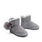 BELLE/百丽商场同款牛剖层革休闲雪地靴儿童皮靴（毛里）S8E2DDD8