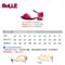百丽（belle）2018年夏季新款时尚简约舒适女童中童合成革时装鞋DE0334