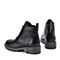 BELLE/百丽马丁靴油皮牛皮革及踝靴女皮靴（薄绒里）BZT55DD8