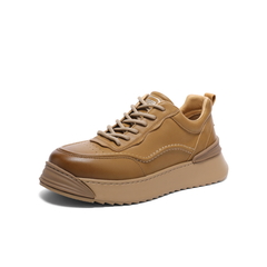 百丽时尚潮搭休闲鞋男2023冬季新款轻便百搭复古低帮板鞋A1345DM3