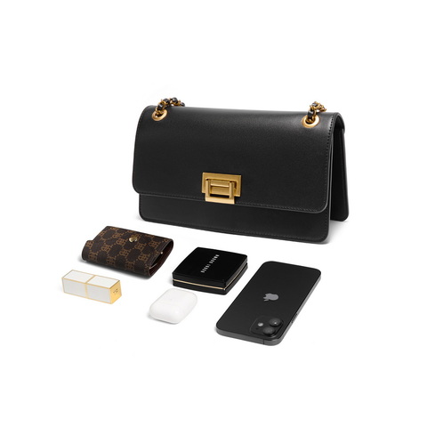 百丽包包女2023质感通勤百搭单肩斜挎小方包X7112DX3