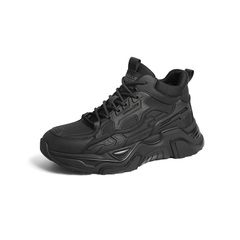 百丽机能风老爹鞋男款2023冬新潮酷厚底休闲运动鞋A0939DD3