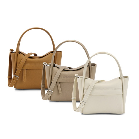 百丽包包女2024秋季新品高级质感休闲单肩斜挎手提水桶包M6349CX4