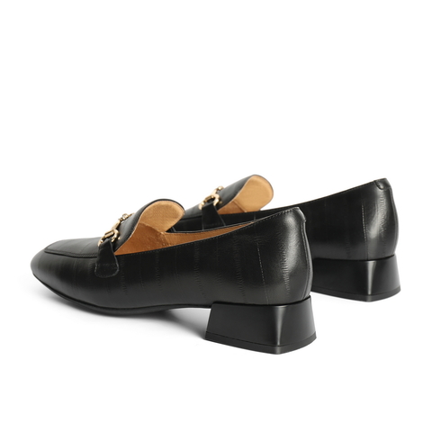 百丽舒适乐福鞋女2024秋新商场同款真皮通勤单鞋C1S1DCA4