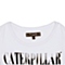 CAT/卡特 专柜同款 女装漂白长款短袖T恤CB3WTSST651F10
