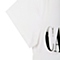 CAT/卡特 专柜同款 女装漂白长款短袖T恤CB3WTSST651F10